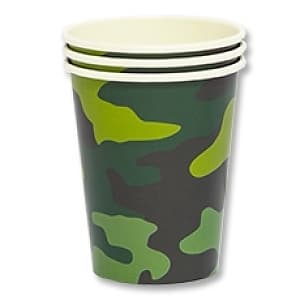 Стакан бум. Камуфляж 250мл/6шт