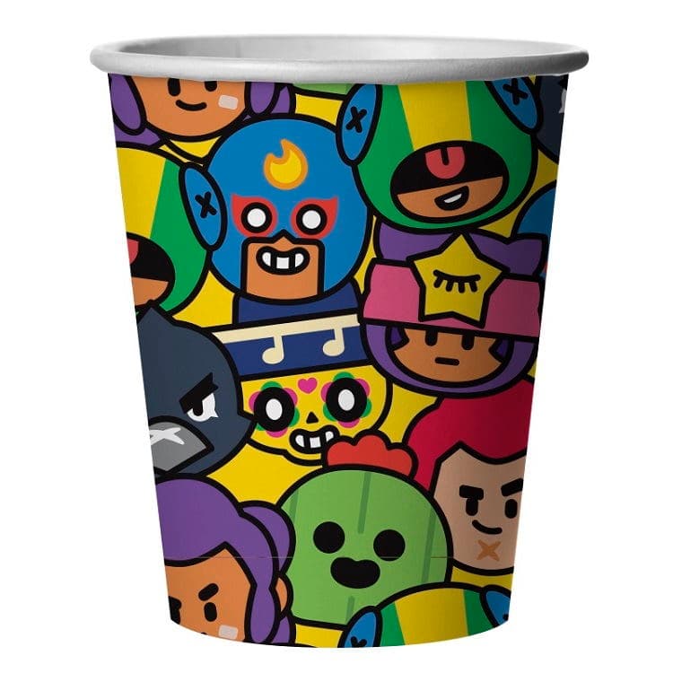 Стаканы Brawl Stars, Герои, 250мл/6шт