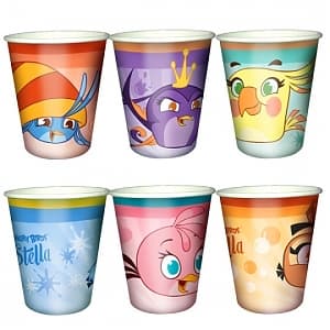 Стаканы бумажные Angry Birds Stella 6шт/200мл