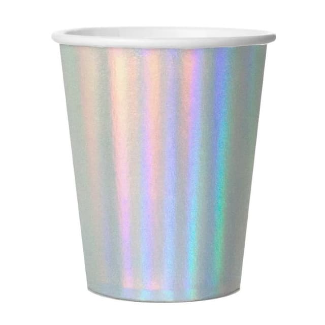 Стаканы перлам. блеск Серебро/250 мл/6шт Стаканы перлам. блеск Серебро/250 мл/6шт