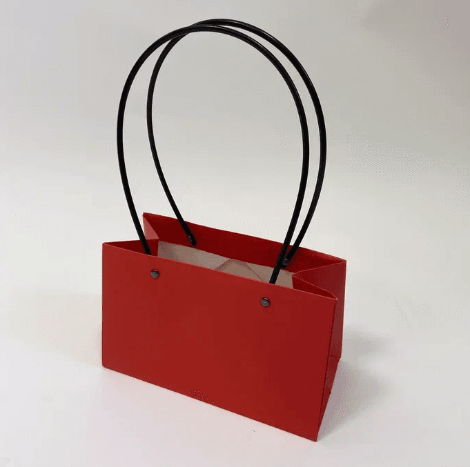 Сумка картонная S (красная)