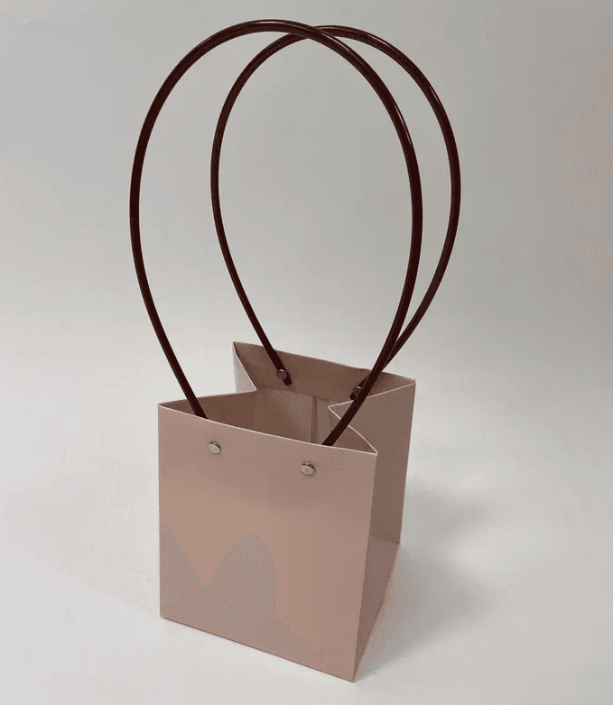Сумка картонная XS (розовая)