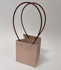 Сумка картонная XS (розовая)