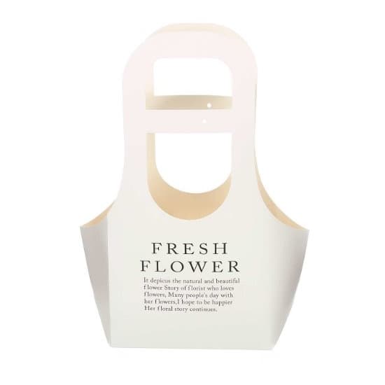 Сумочка картонная "FRESH" 32*10*40см, белый