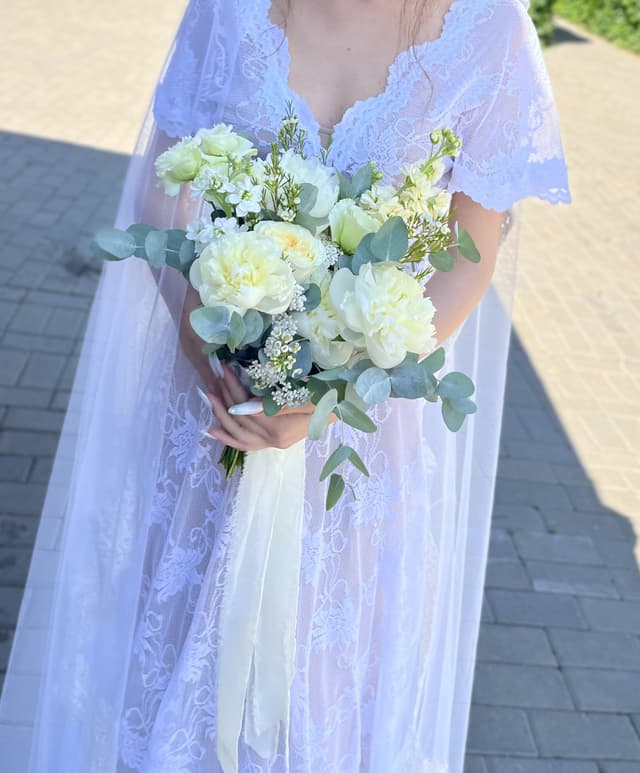 Свадебный букет «Vanila wedding» Свадебный букет «Vanila wedding»