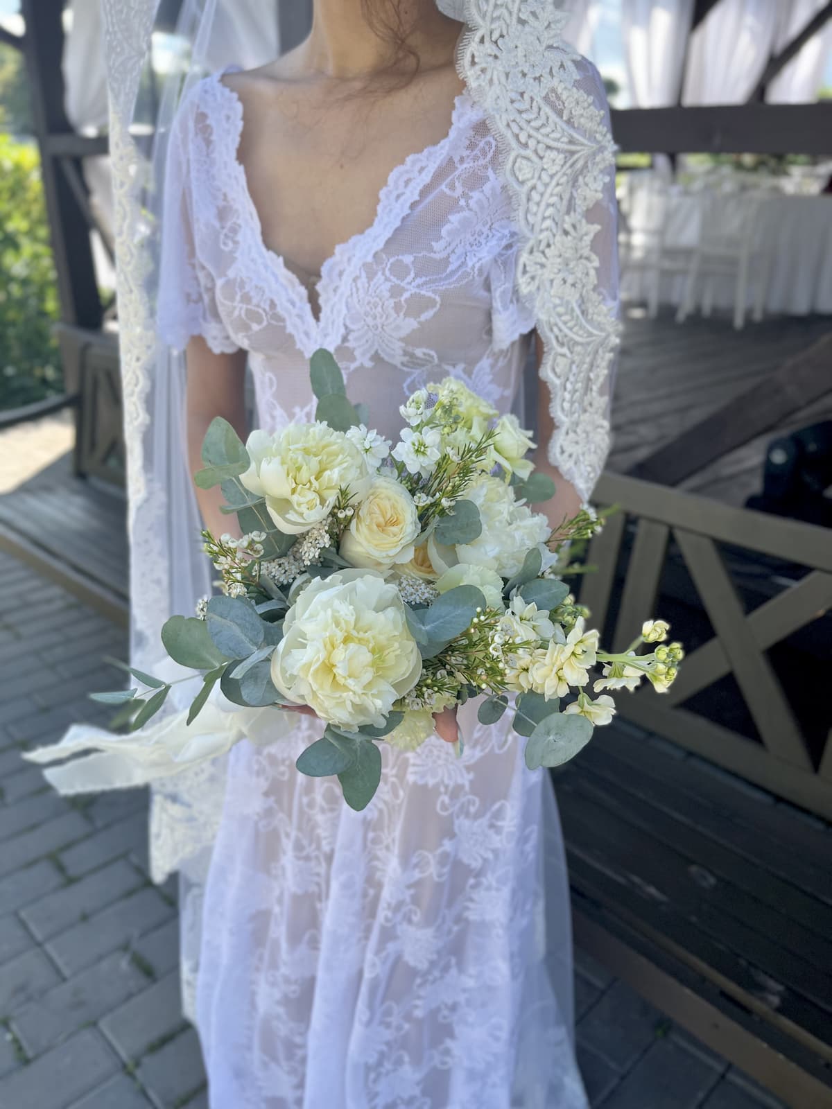 Свадебный букет «Vanila wedding»