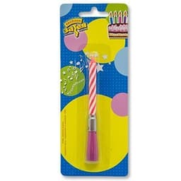 Свеча музыкальная розовая