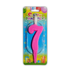 Свеча тортовая цифра 7