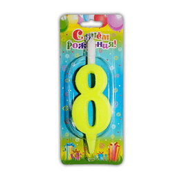 Свеча тортовая цифра 8