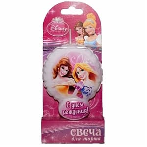 Свеча тортовая воздушный шарик Принцессы-1