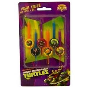 Свечи д/торта Черепашки Ниндзя/6шт/А Свечи д/торта Черепашки Ниндзя/6шт/А