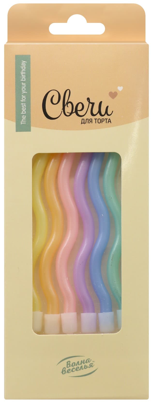 Свечи Нежные спирали, Ассорти, Макарунс, 0,55*12 + 3 см, 6 шт. с держат. Свечи Нежные спирали, Ассорти, Макарунс, 0,55*12 + 3 см, 6 шт. с держат.