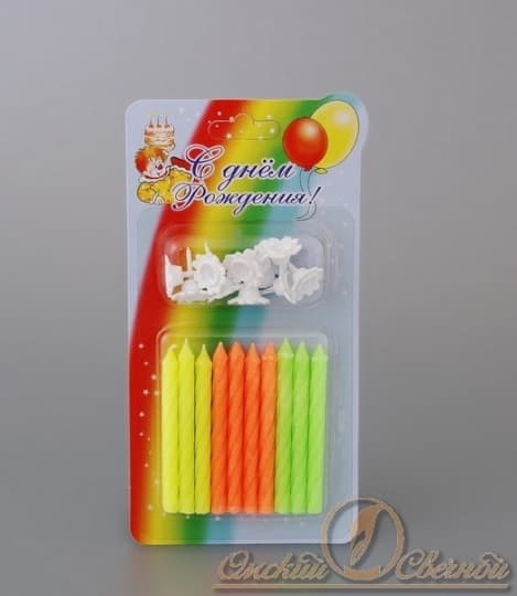 Свечи тортовые классические 10шт