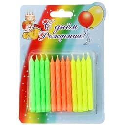 Свечи тортовые классические 12 шт