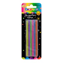 Свечи тортовые "Сияющие" / 24 шт., 11 см /