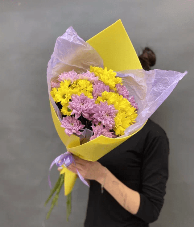 Свежий букет "Хризантемиум" XS Свежий букет "Хризантемиум" XS