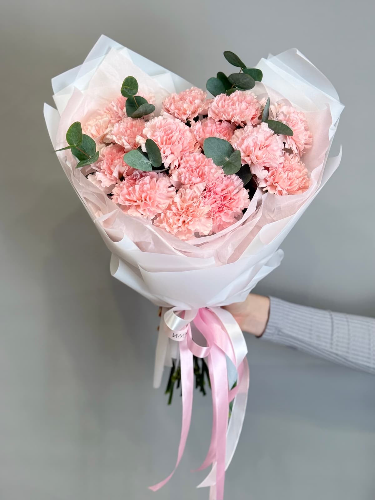 Свежий букет "Встреча с тобой" розовый M