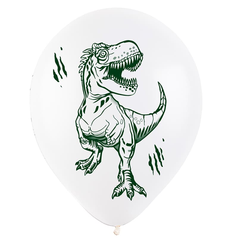 Т 12"/ 30 см Динозавры, Ассорти Пастель-Кристалл 4 ст.