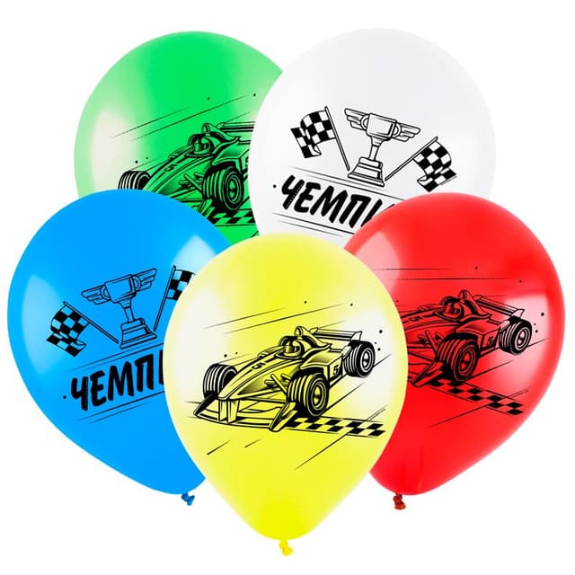 Т 12 Тачки Чемпион 12"/ 30 см, Ассорти Пастель 4 ст. Т 12 Тачки Чемпион 12"/ 30 см, Ассорти Пастель 4 ст.