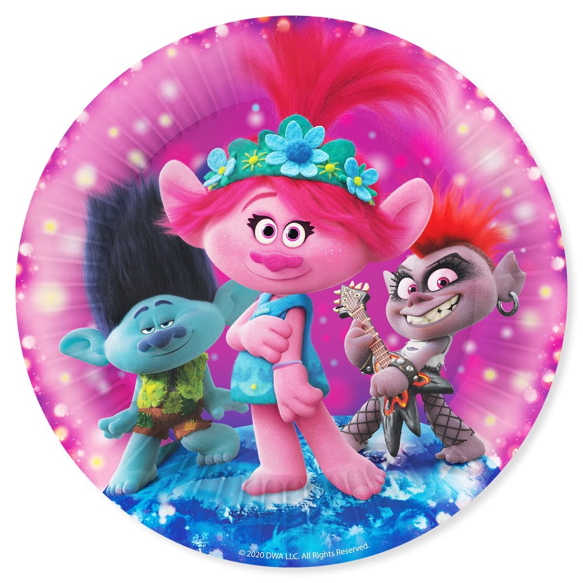 Тарелка 18см Trolls /6шт