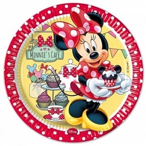 Тарелка 23см Минни Кафе/8шт