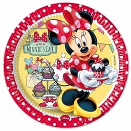 Тарелка 23см Минни Кафе/8шт