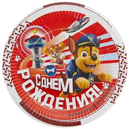 Тарелка 23см Щенячий Патруль /6шт
