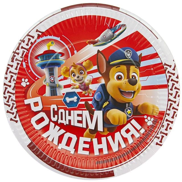 Тарелка 23см Щенячий Патруль /6шт Тарелка 23см Щенячий Патруль /6шт
