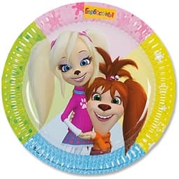 Тарелка бум Барбоскины 23 см 6 шт/G