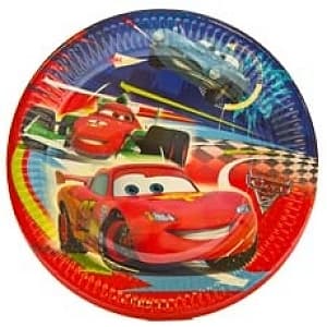 Тарелка бум Тачки2 23см/8шт