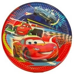 Тарелка бум Тачки2 23см/8шт