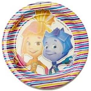 Тарелка Фиксики 17см 8шт/А