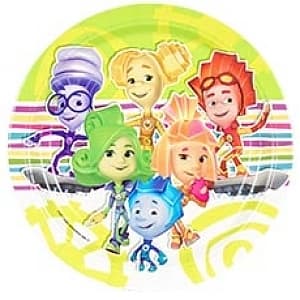 Тарелка Фиксики 23см 8шт/А
