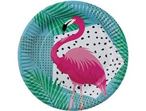 Тарелка Фламинго 17см/6шт