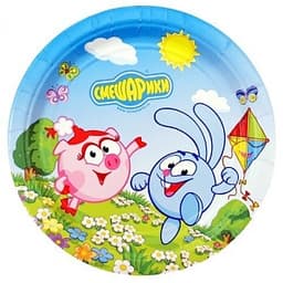 Тарелка Смешарики 17см 8шт/А