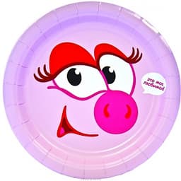 Тарелка Смешарики Нюша 17см 8шт/А