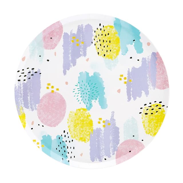Тарелки 18 см "Яркие брызги" / набор 6 шт. / Тарелки 18 см "Яркие брызги" / набор 6 шт. /