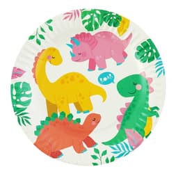 Тарелки 18см "Милые динозаврики"/6шт