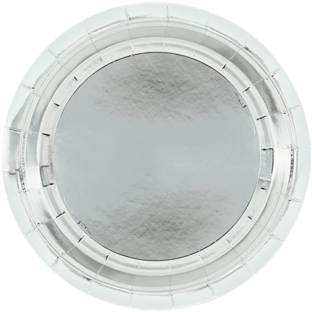 Тарелки (7''/18 см) Серебро, Металлик, 6 шт. Тарелки (7''/18 см) Серебро, Металлик, 6 шт.