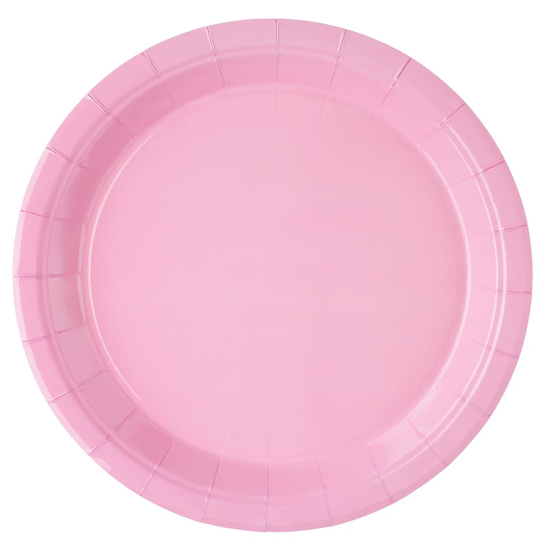 Тарелки (9''/23 см) Мастхэв, Розовый, 6 шт.