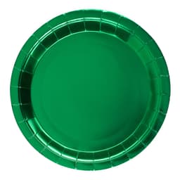 Тарелки (9''/23 см) Зеленый, Металлик, 6 шт.