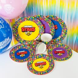 Тарелки Brawl Stars, Герои 23см/6шт