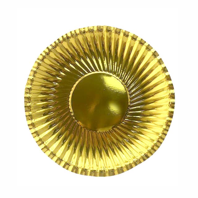 Тарелки фактурные 18 см Золотые / набор 6 шт. / Тарелки фактурные 18 см Золотые / набор 6 шт. /