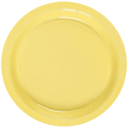 Тарелки Пастель желтая 17см/6шт
