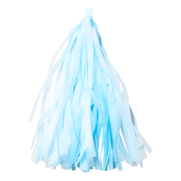 Тассел лента голубая, 1 кисточка