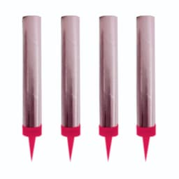 Тортовая свеча "Фонтан" Розовое пламя 10 см, 30 сек. / 4 шт.