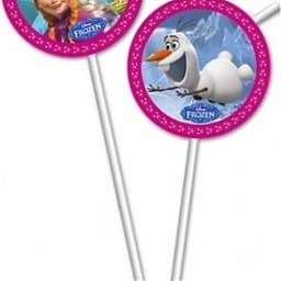 Трубочка коктельные Холодное сердце/ 6шт/