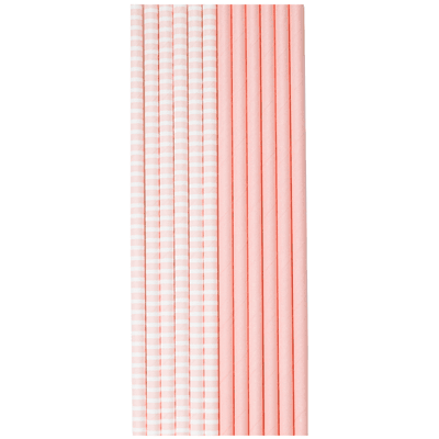 Трубочки д/кокт Пастель розовая/12шт Трубочки д/кокт Пастель розовая/12шт