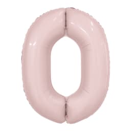 Цифра 100 см пыльная роза Slim 0