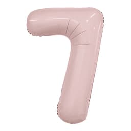 Цифра 100 см пыльная роза Slim 7